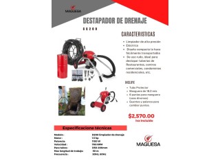 DESTAPADOR DETUBERIAS MAQUESA