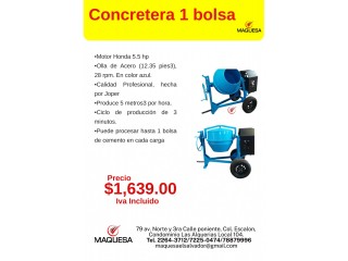 Concretera Joper 5.5 hp
