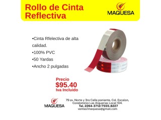 Rollo de Cinta Reflectiva