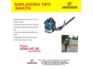 Sopladora tipo Makita